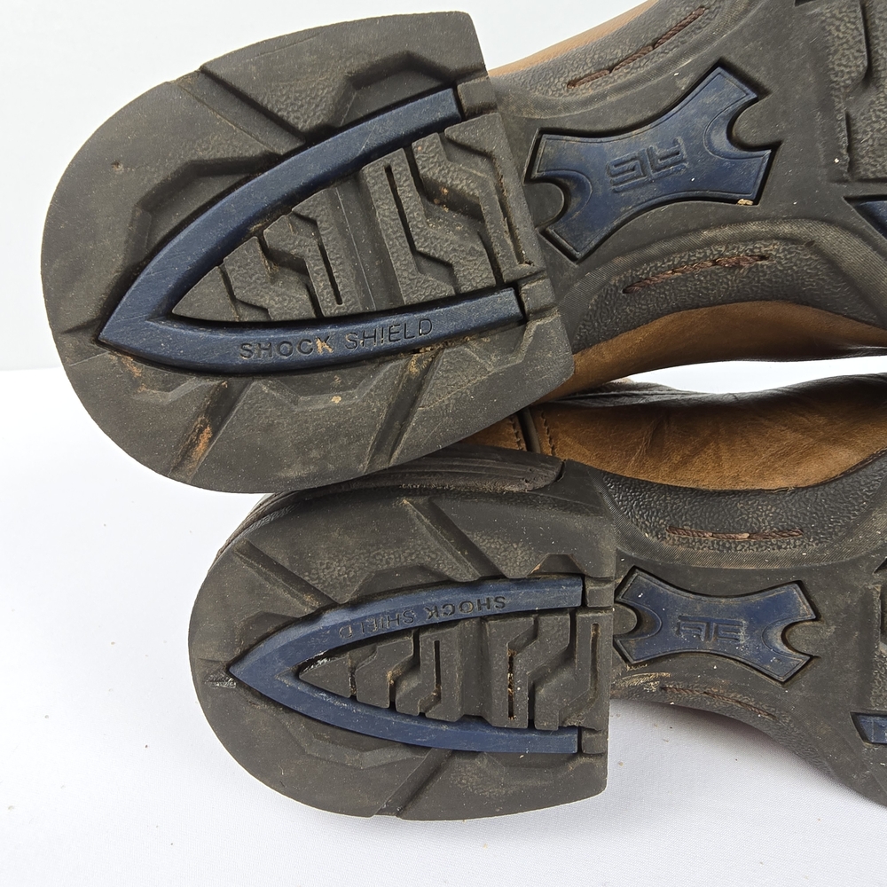 Ariat Men's 7D Hybrid Ranchwork Western Boot- Brown Square Toe Style No.10042394 - Picture 8 of 13